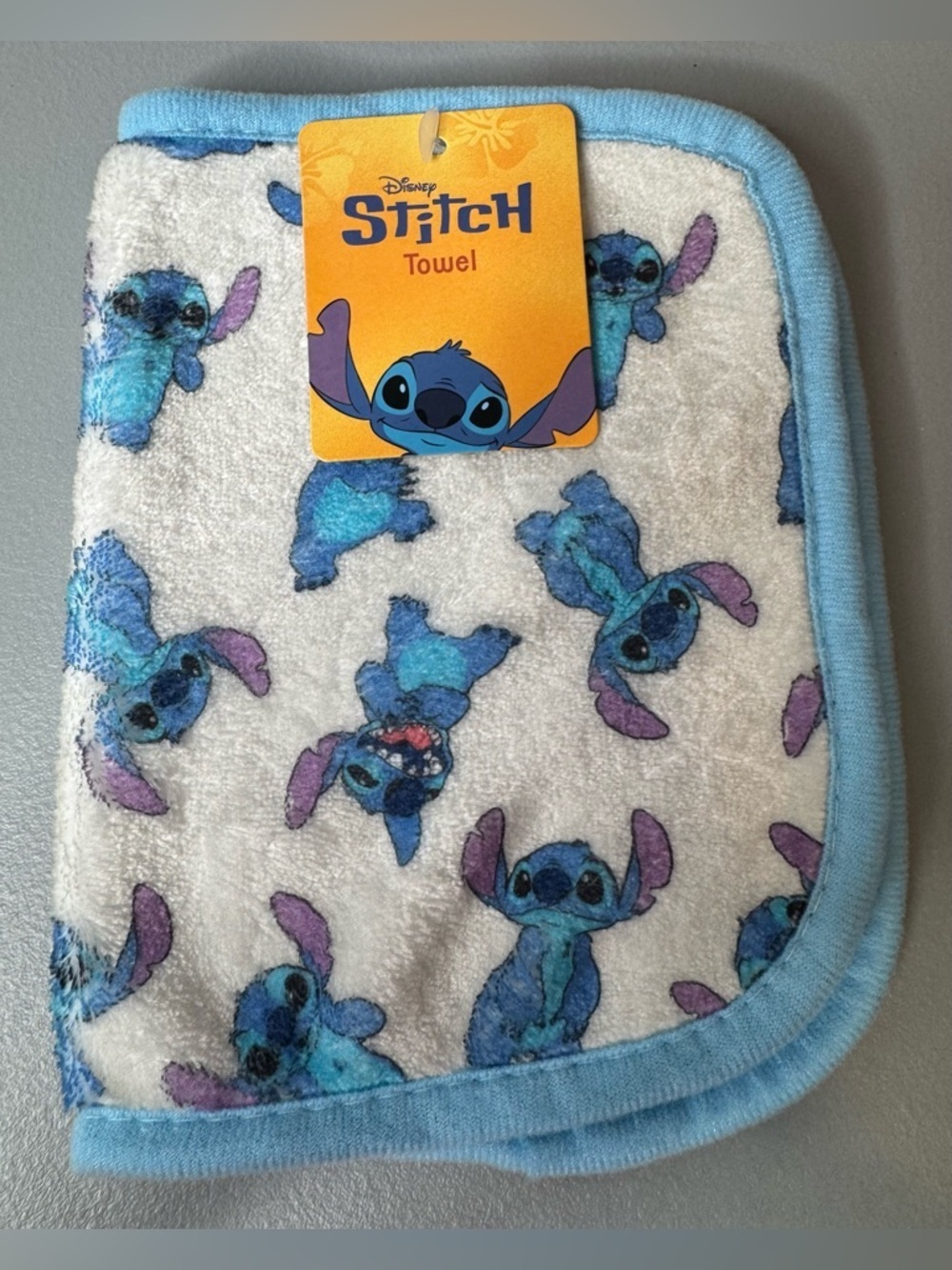 Disney Stitch microfiber towel makeup remover soft novelty character